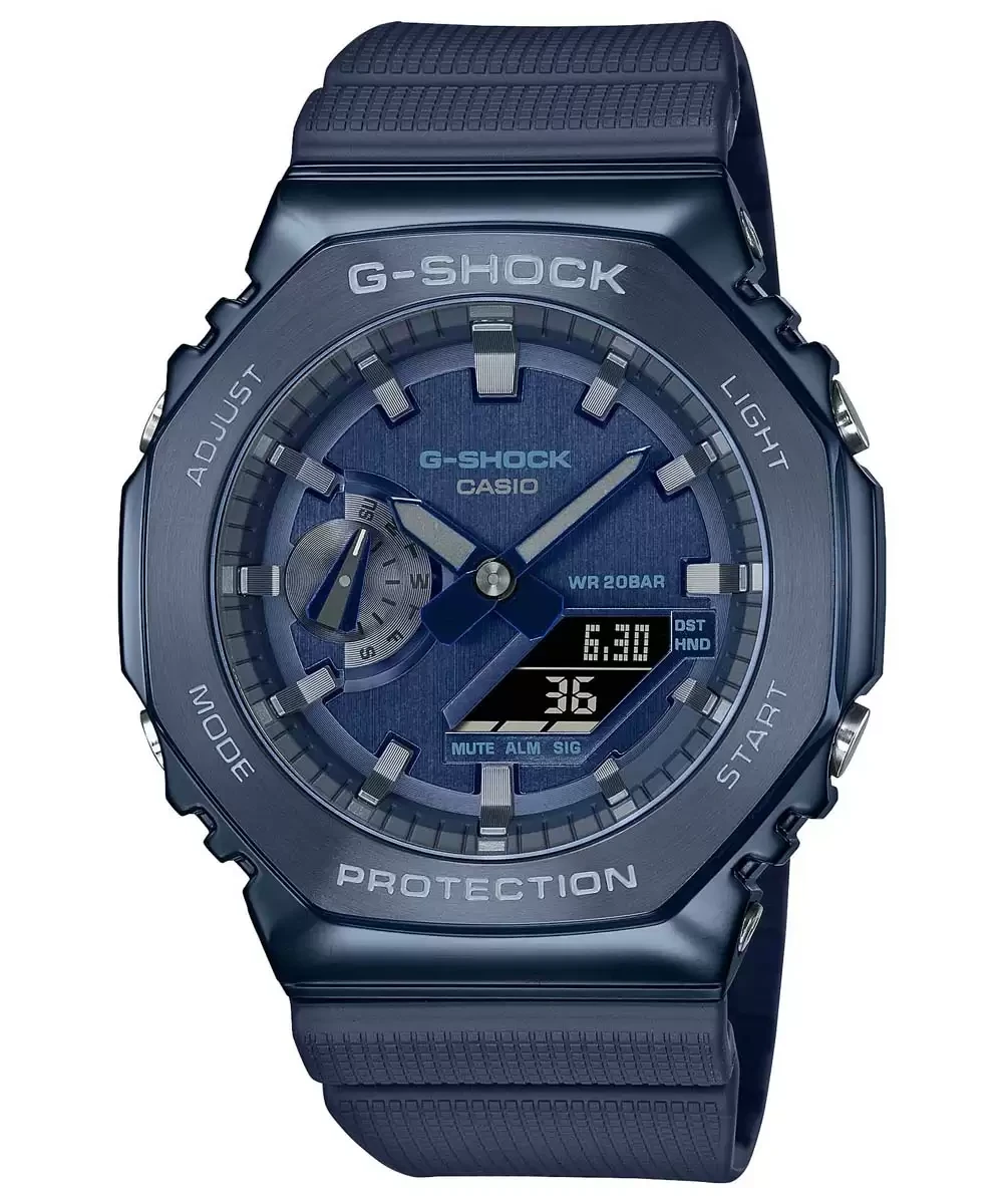 G-SHOCK GM-2100N-2ADR - G1162 Blue Metal Covered - Men's Watch