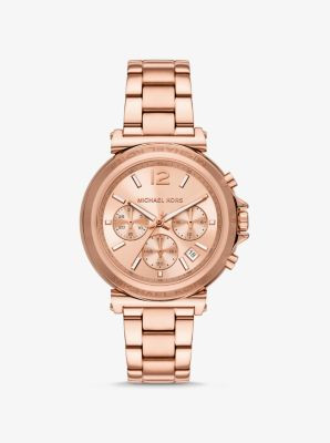 Michael Kors Oversized Maren Rose Gold-Tone Watch