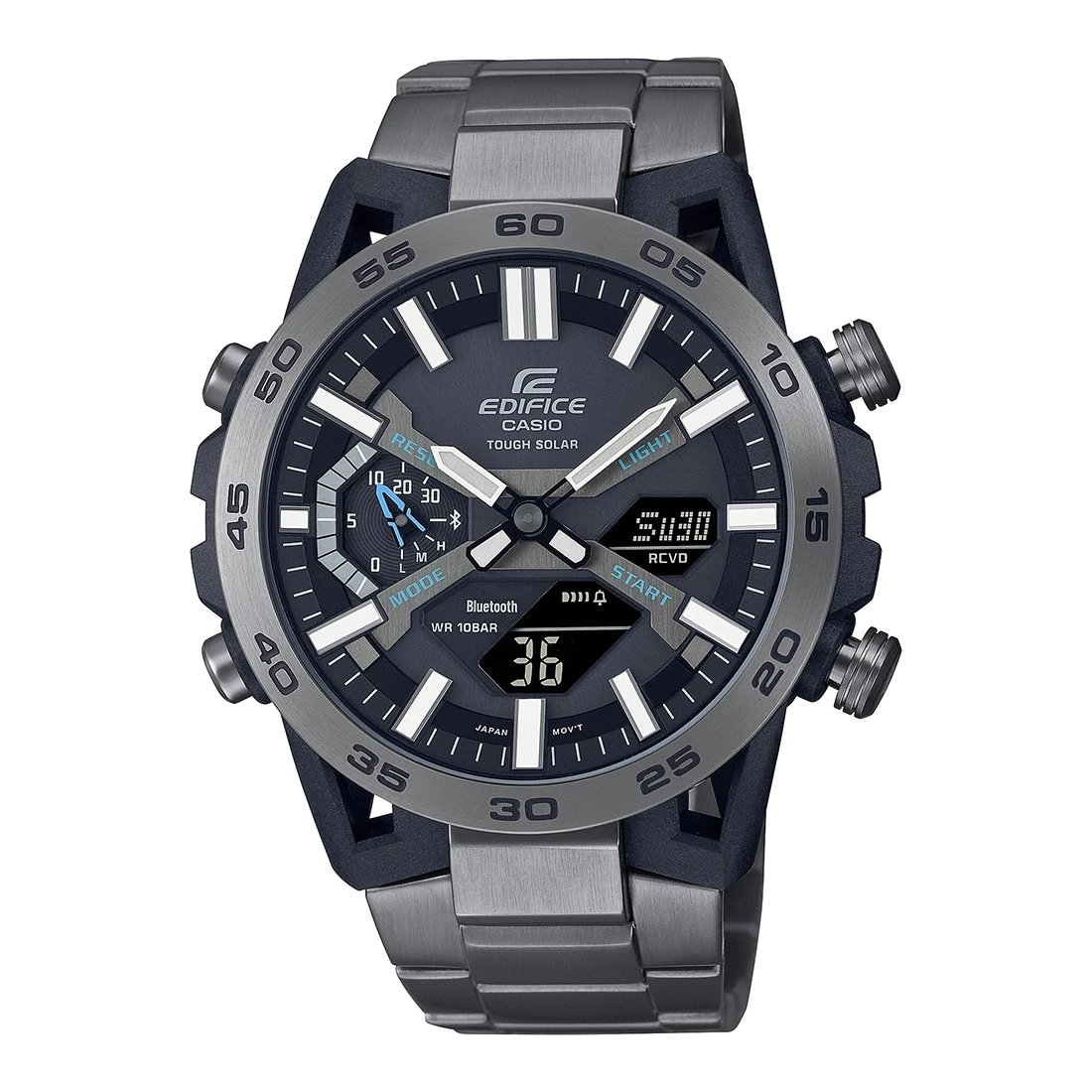 EDIFICE ECB-2000DC-1ADF - ED565 Solar Powered Men's Watch