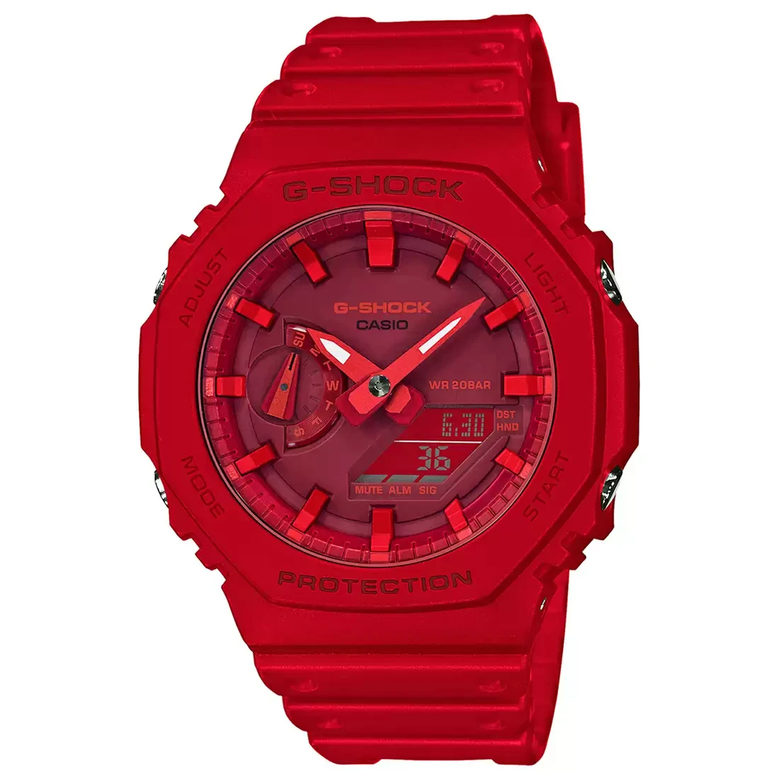 G-SHOCK GA-2100-4ADR - G988 Red Carbon Core Guard - Men's Watch
