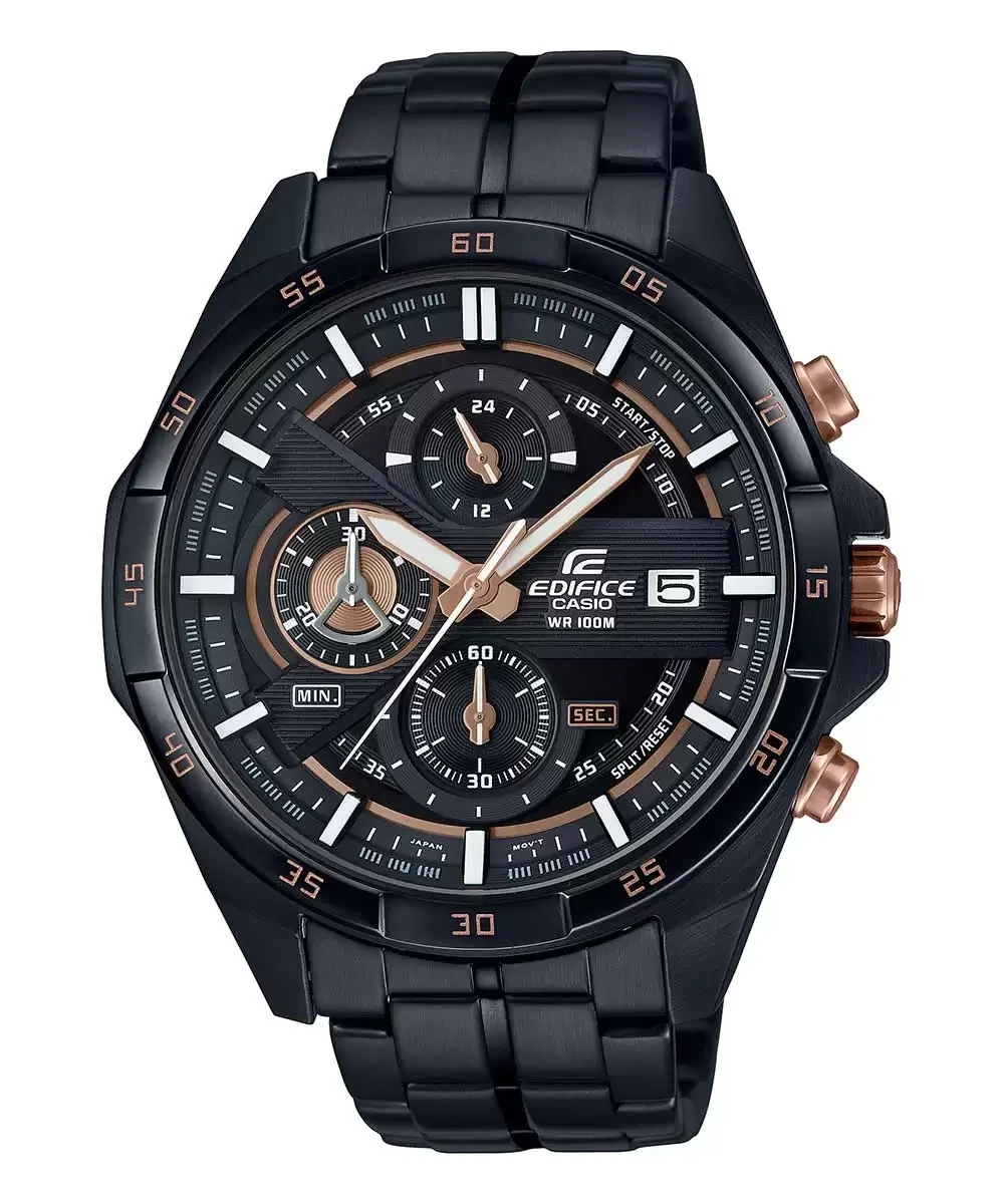 EDIFICE EFR-556DC-1AVUDF - EX493 Black Chronograph - Men's Watch