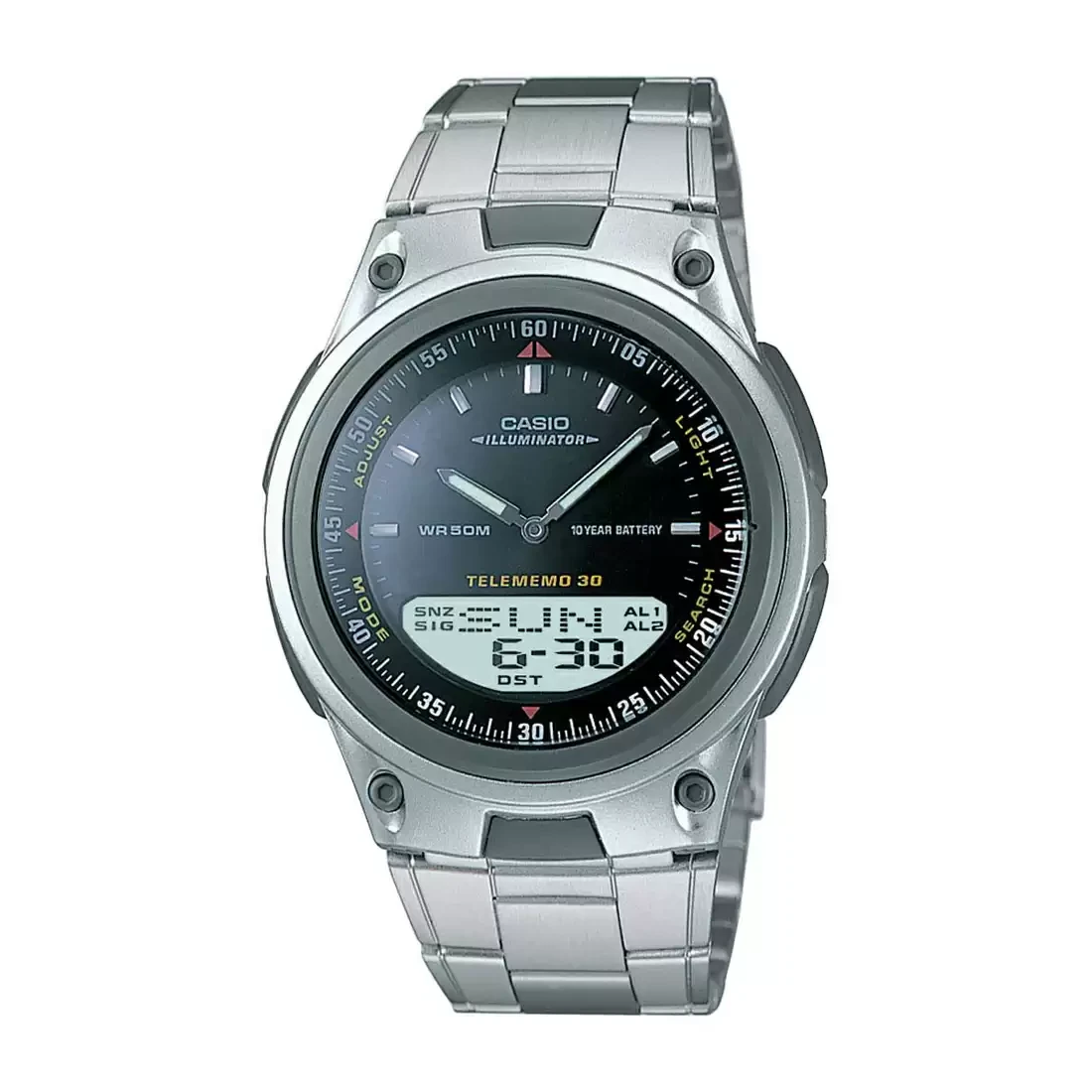 YOUTH AW-80D-1AVDF - AD60 Grey Analog-Digital - Unisex Watch