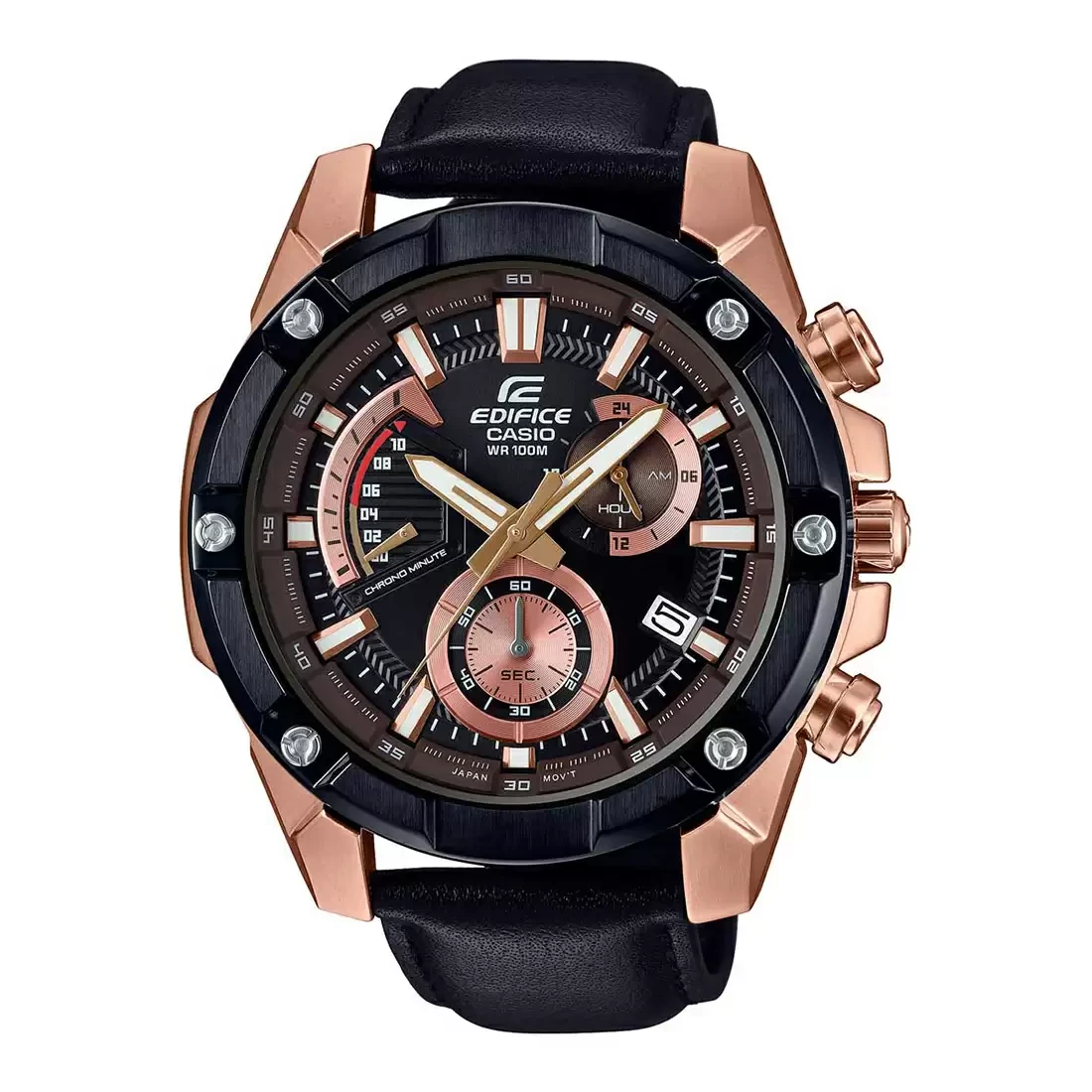EDIFICE EFR-559BGL-1AVUDF - EX393 Black Chronograph - Men's Watch