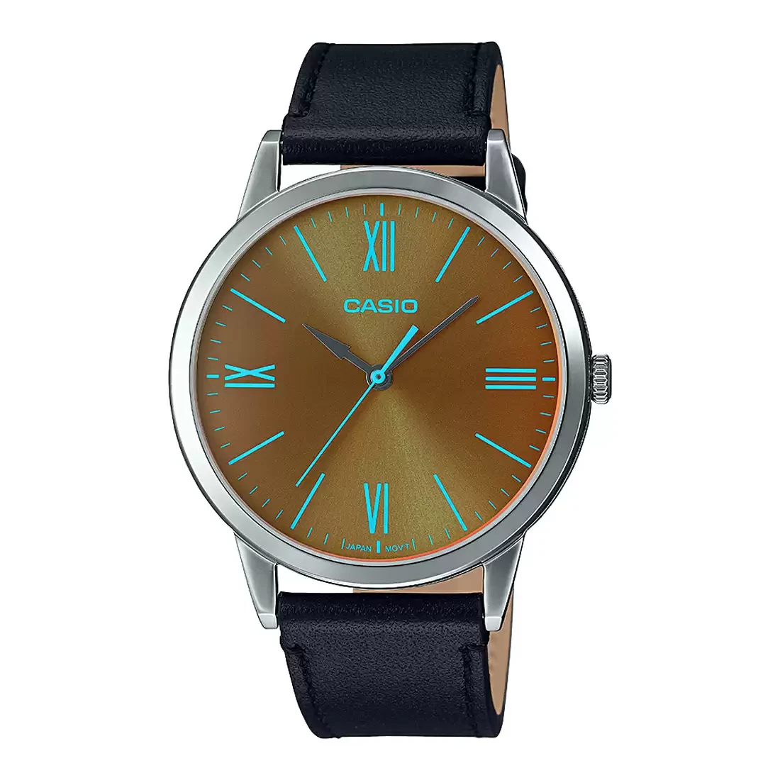 ENTICER MEN MTP-E600L-1BDF - A2011 Black Analog - Men's Watch