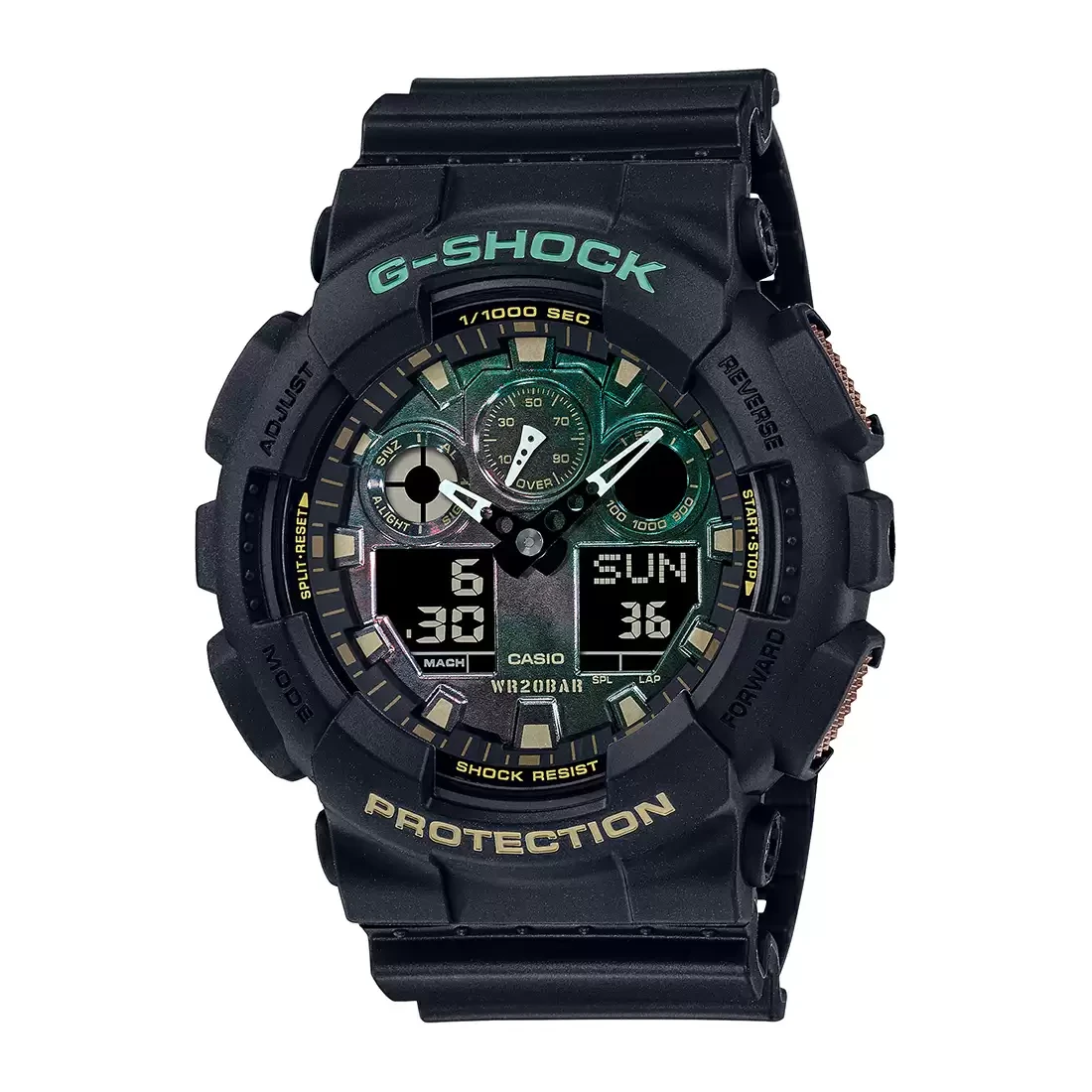 G-SHOCK GA-100RC-1ADR - G1387 Black G-Shock Men's Watch