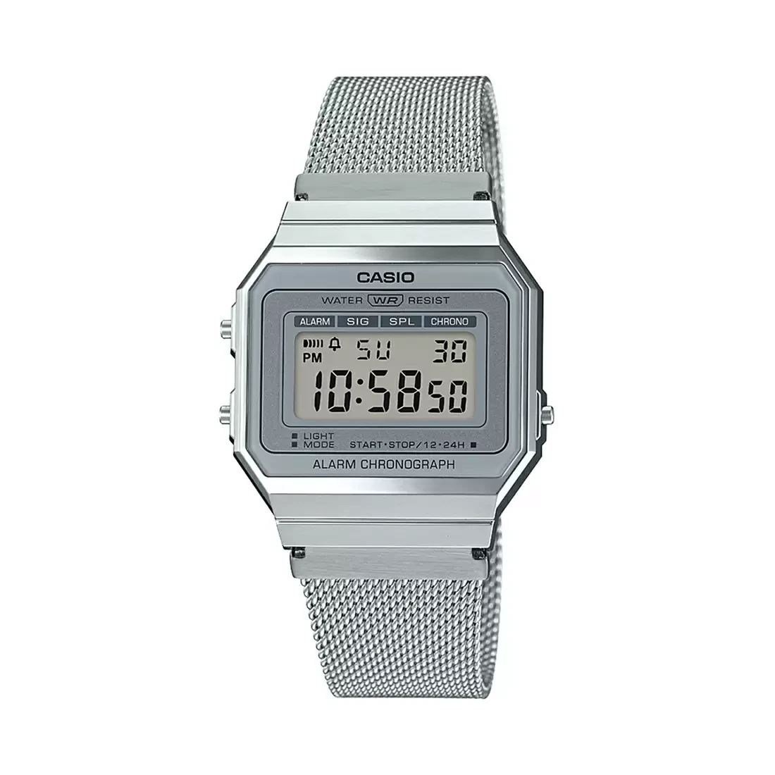 VINTAGE COLLECTION A700WM-7ADF - D170 Silver Digital - Unisex Watch
