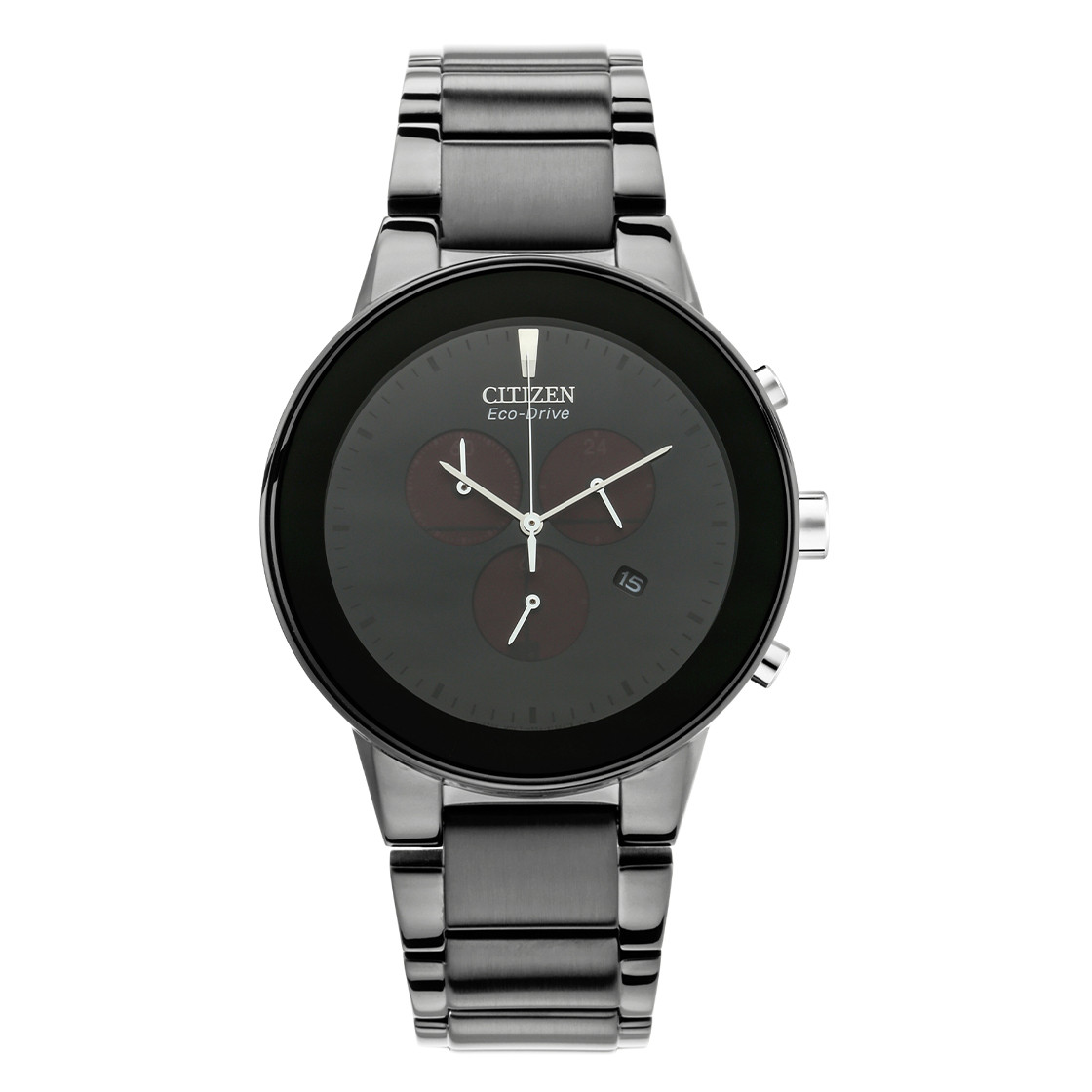 Citizen Eco-Drive Gents Watch Black Dial - AT2245-57E