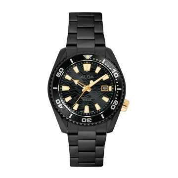 AS9R63X1 Black Surf Dial Water Resistant