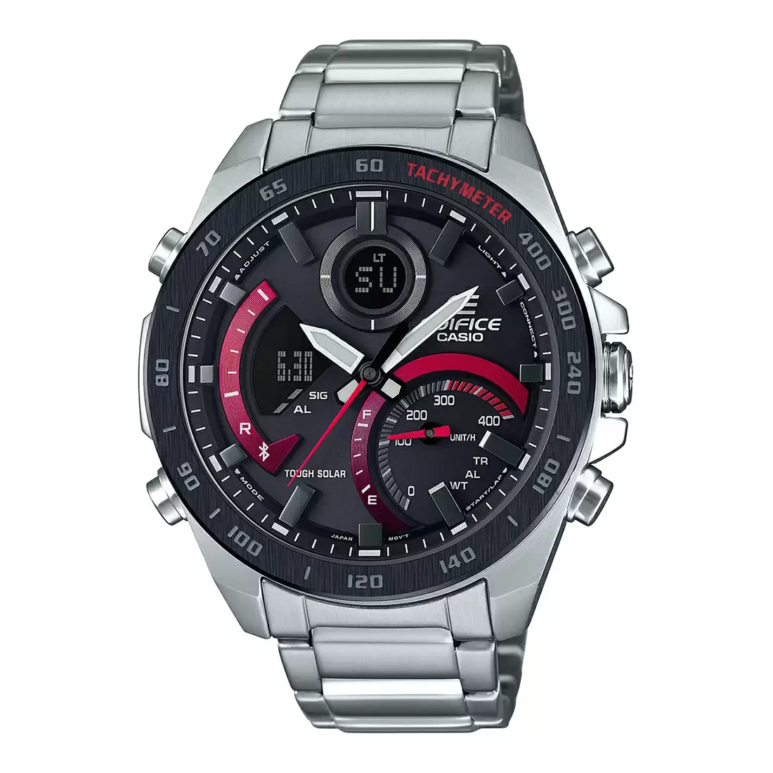 EDIFICE ECB-900DB-1ADR - EX499 Silver Bluetooth Connect - Men's Watch