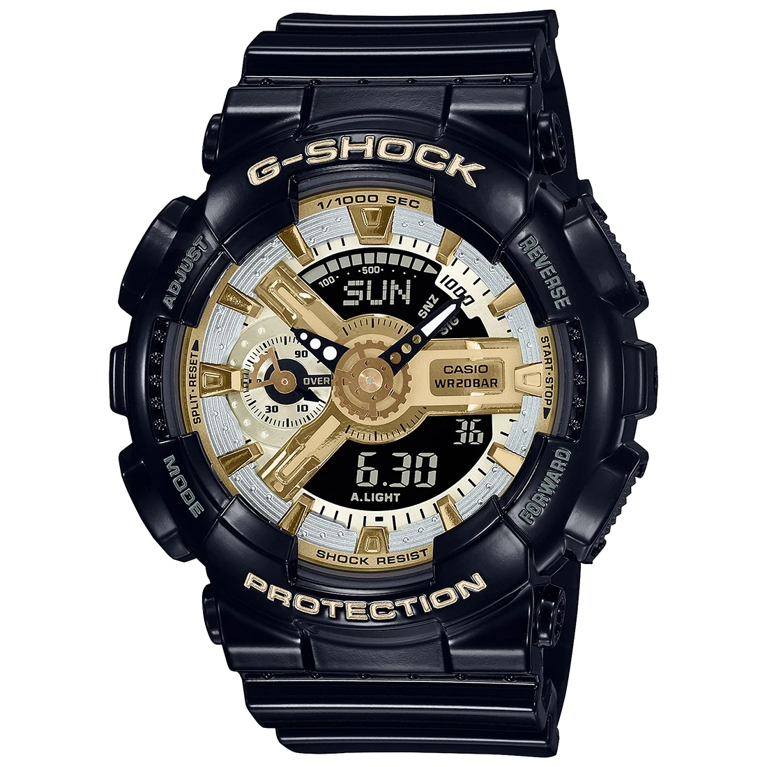 G-SHOCK GMA-S110GB-1ADR - G1286 Black Combination Women's Watch