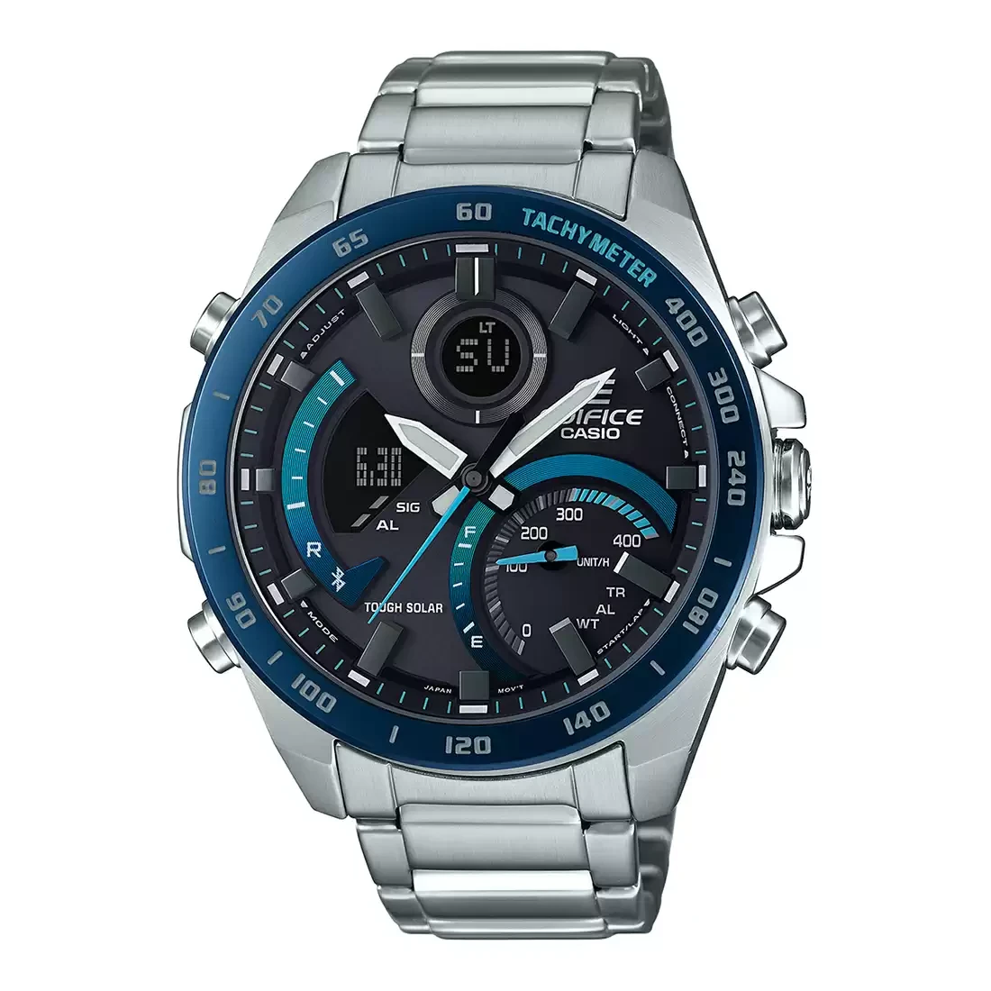 EDIFICE ECB-900DB-1BDR - EX500 Silver Bluetooth Connect - Men's Watch